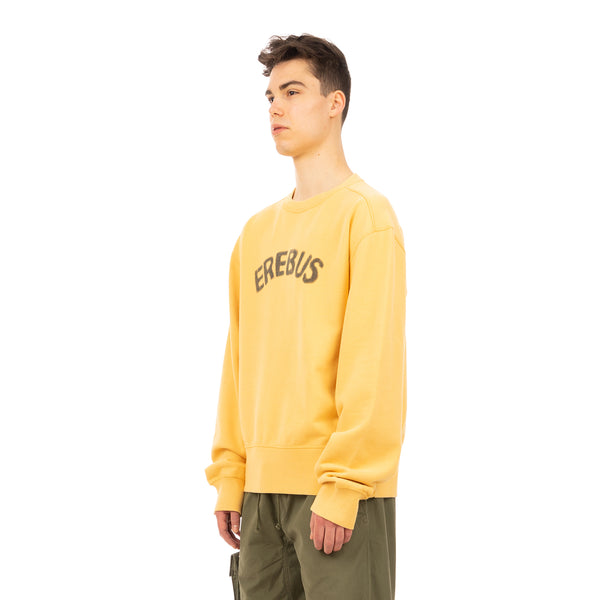 maharishi | 2021 Erebus U.S. Crew Sweat Yellow - Concrete