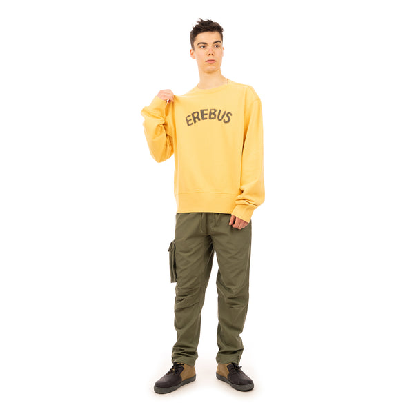 maharishi | 2021 Erebus U.S. Crew Sweat Yellow - Concrete