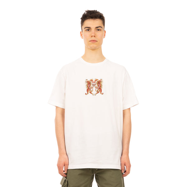 maharishi | 2063 Hearts Of Tigers T-Shirt White - Concrete