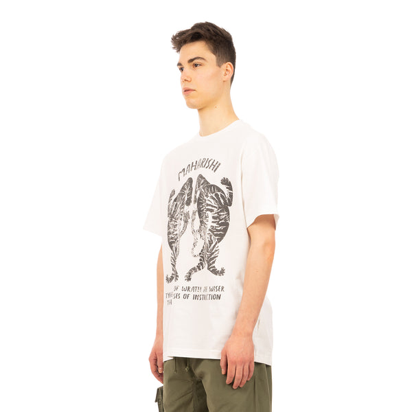 maharishi | 2073 Tigers Of Wrath T-Shirt White - Concrete