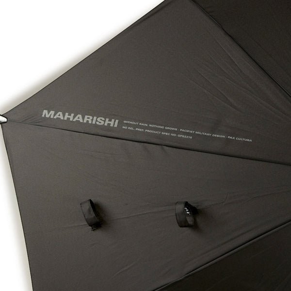 maharishi | x senz° Original Umbrella 3M Militype Print Black - Concrete