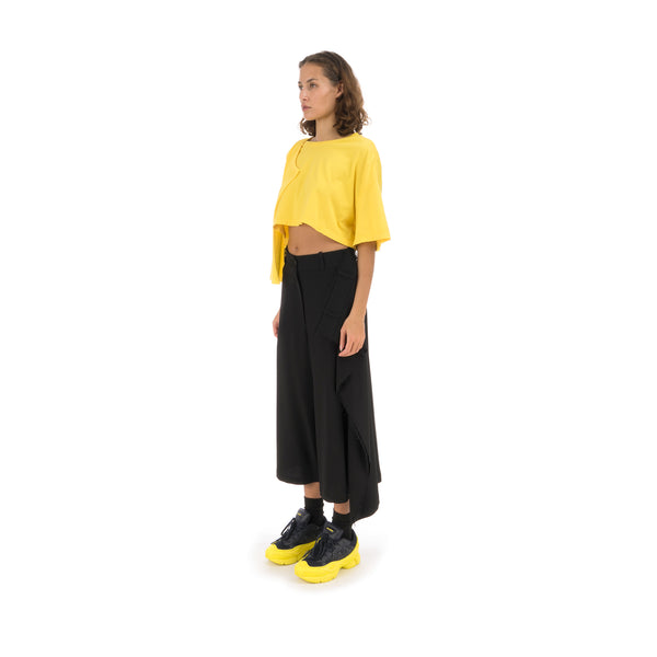 Marios Bye Bye Wool Trousers Black - Concrete