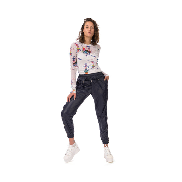 Marios Tomboy Pants Blue - Concrete