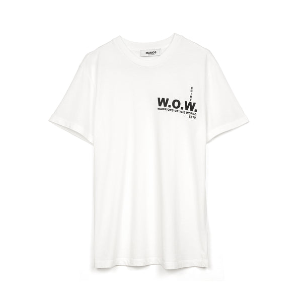 Marios Again Jersey T-Shirt Optic White - Concrete