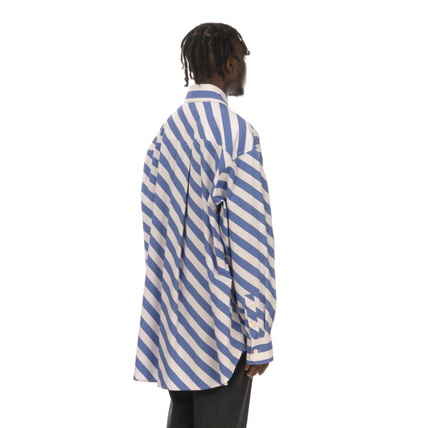 Marni | Shirt White / Blue Stripe - Concrete