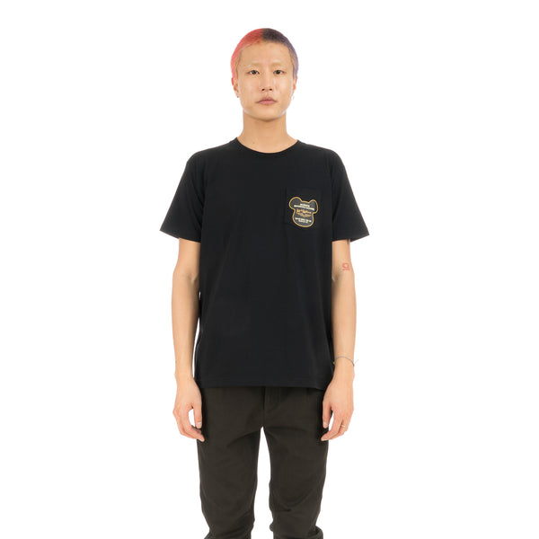 BE@RBRICK | x Lewis Leathers BE@R Tee Black - Concrete