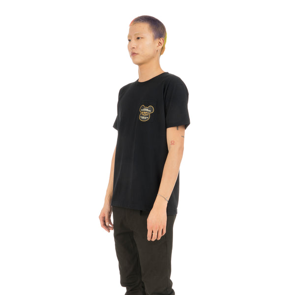 BE@RBRICK | x Lewis Leathers BE@R Tee Black - Concrete