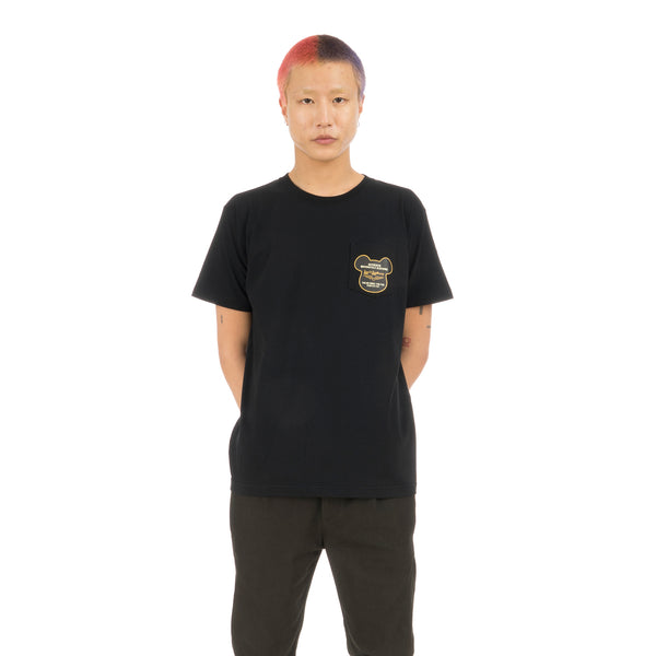 BE@RBRICK | x Lewis Leathers BE@R Tee Black - Concrete