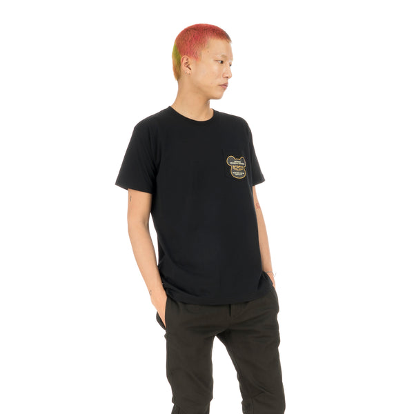 BE@RBRICK | x Lewis Leathers BE@R Tee Black - Concrete
