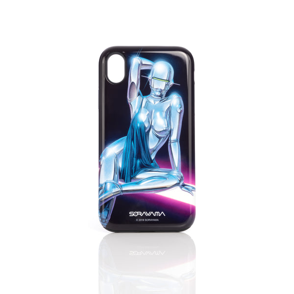 Medicom Toy | x Sorayama 'Sexy Robot' iPhone XR Case Design 1 Black - Concrete