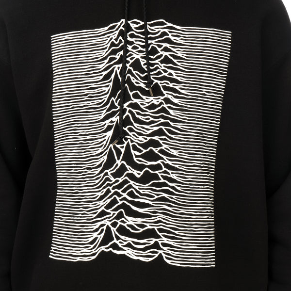Medicom Toy | x Joy Division 'Unknown Pleasures' Hoodie Black - Concrete