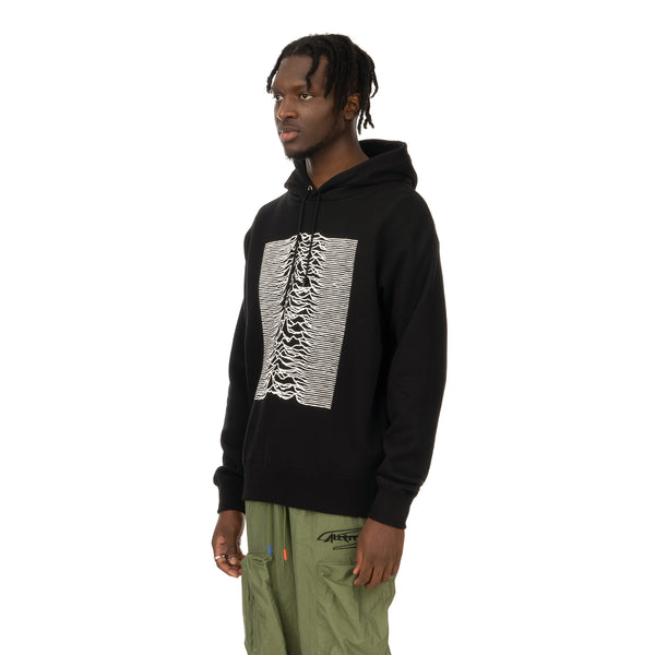Medicom Toy | x Joy Division 'Unknown Pleasures' Hoodie Black - Concrete