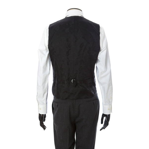 Mr. Bathing Ape Pin Stripe Classic British 3pcs Suit Black - Concrete