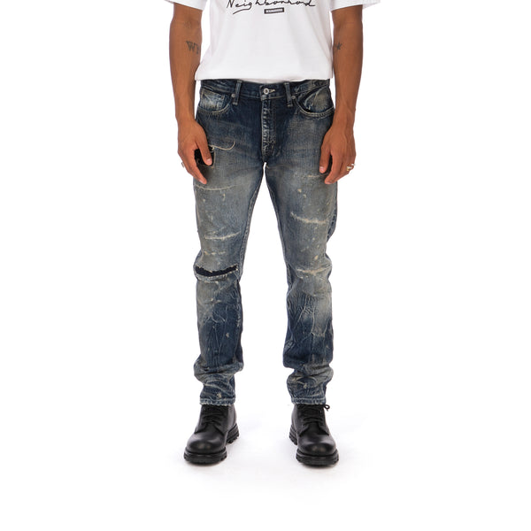 NEIGHBORHOOD | Bullet Savage. DP Narrow / 14OZ-PT Indigo - Concrete