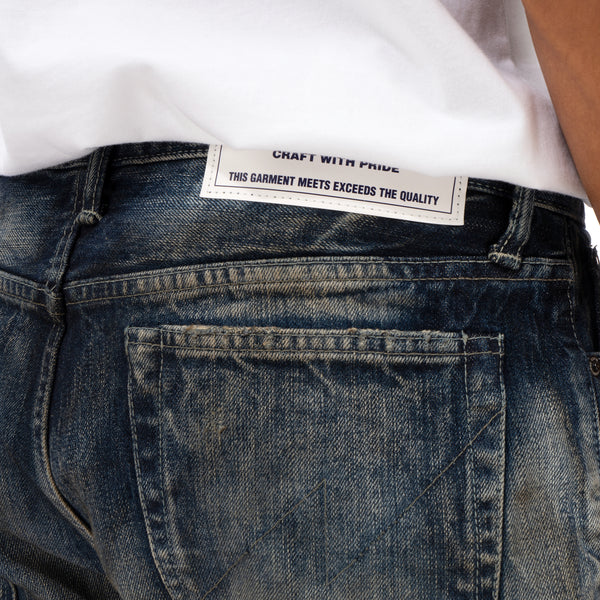 NEIGHBORHOOD | Bullet Savage. DP Narrow / 14OZ-PT Indigo - Concrete