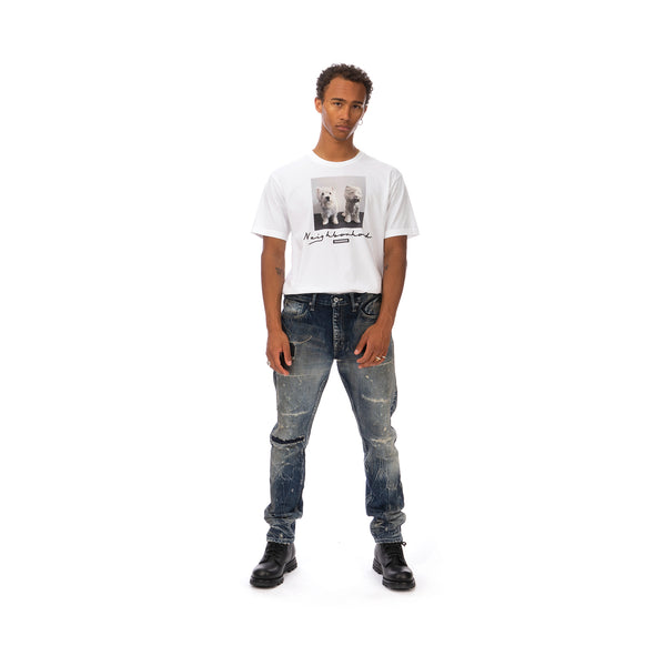 NEIGHBORHOOD | Bullet Savage. DP Narrow / 14OZ-PT Indigo - Concrete
