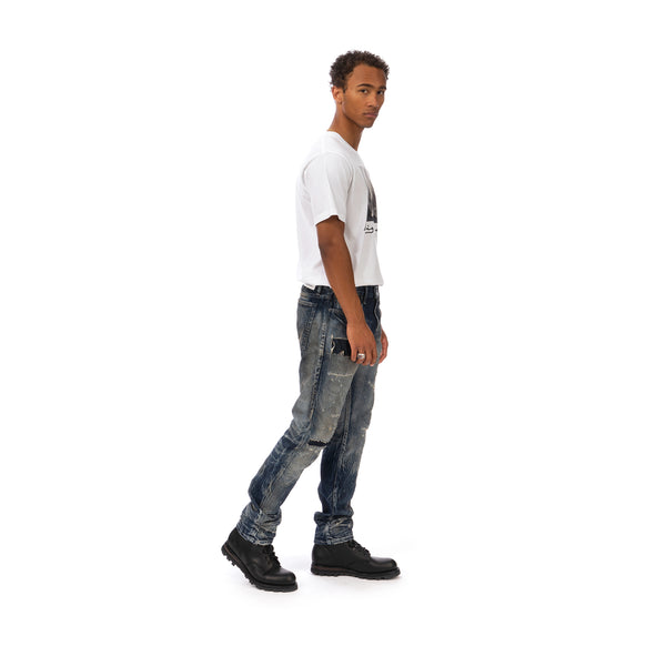 NEIGHBORHOOD | Bullet Savage. DP Narrow / 14OZ-PT Indigo - Concrete
