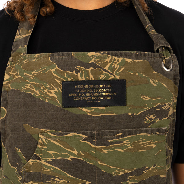 NEIGHBORHOOD | Mil-Tiger / C-Apron Tiger Stripe - Concrete