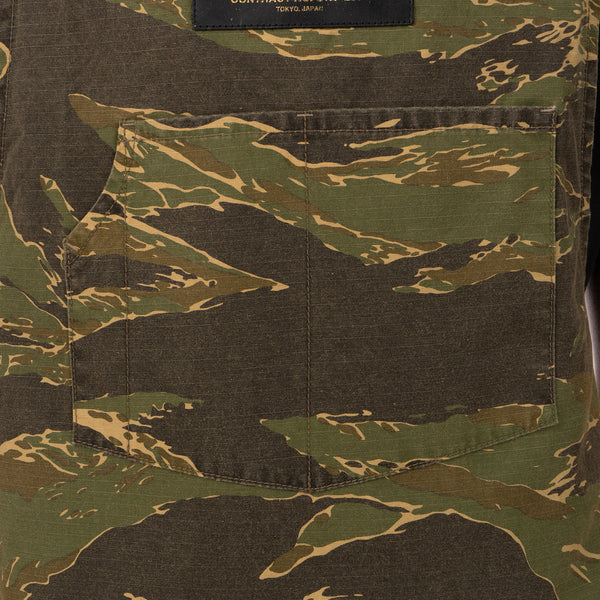 NEIGHBORHOOD | Mil-Tiger / C-Apron Tiger Stripe - Concrete