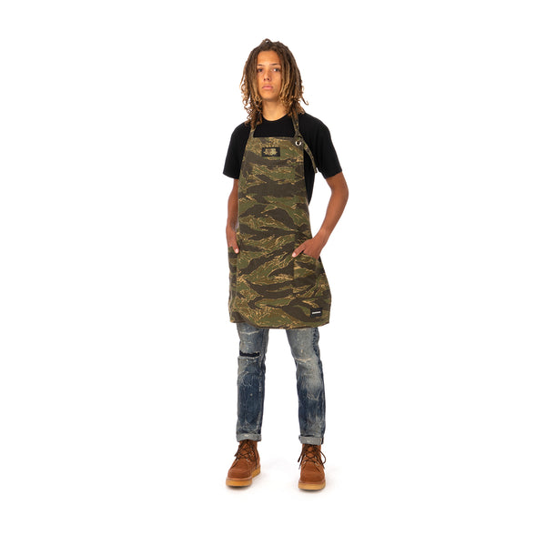 NEIGHBORHOOD | Mil-Tiger / C-Apron Tiger Stripe - Concrete