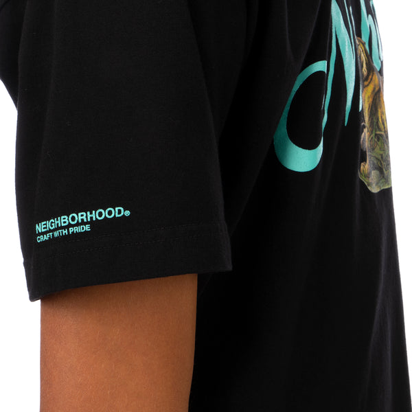 NEIGHBORHOOD | Tiger / C-Tee .SS Black - Concrete