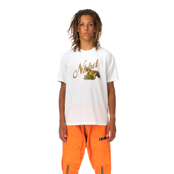 NEIGHBORHOOD | Tiger / C-Tee .SS White - Concrete