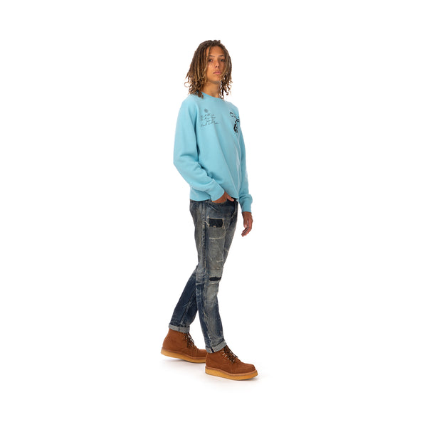 NEIGHBORHOOD | Tight / C-Crew .LS Saxe - Concrete