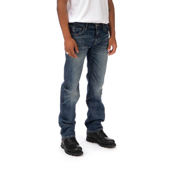 NEIGHBORHOOD | Washed. Narrow / 14OZ-PT Indigo - Concrete