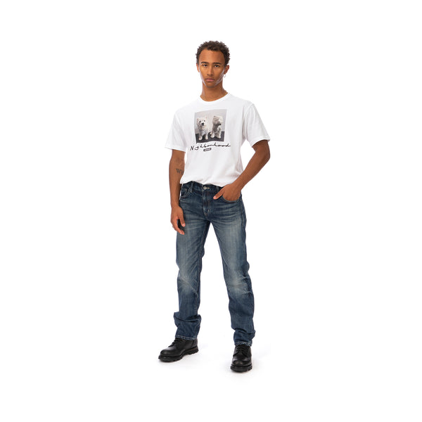 NEIGHBORHOOD | Washed. Narrow / 14OZ-PT Indigo - Concrete