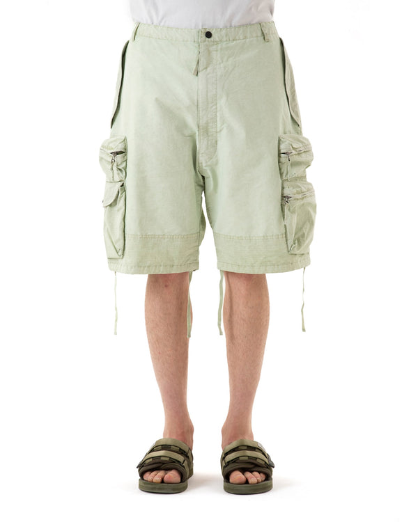 NEMEN | Puf Multipocket Parachute Short Pale Olive - Concrete