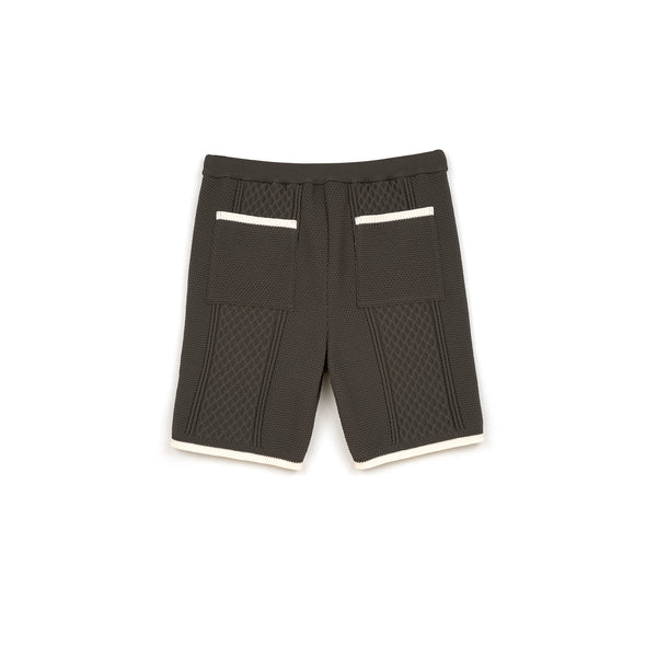 NEIGHBORHOOD | Cable / E-ST Short Pants Gray - Concrete