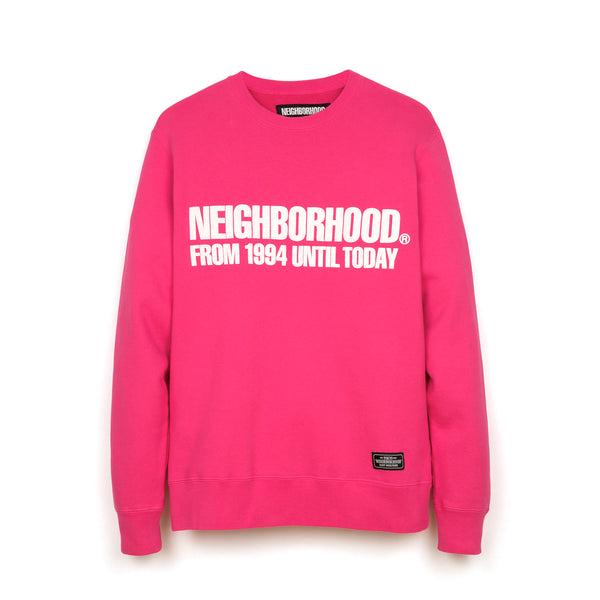 NEIGHBORHOOD | Classic-S / C-Crew. LS Pink - Concrete