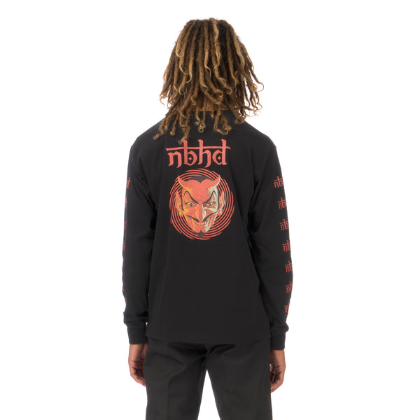 NEIGHBORHOOD | Vertigo / C-Tee LS Black - Concrete