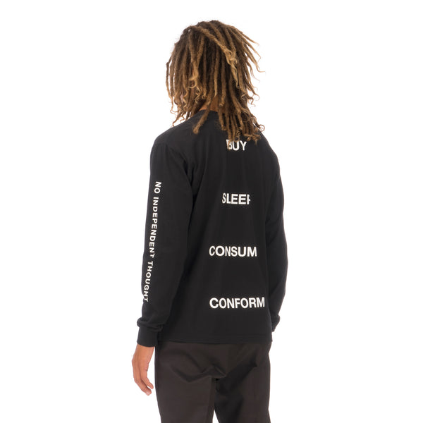 NEIGHBORHOOD | GOD / C-Tee .LS Black - Concrete
