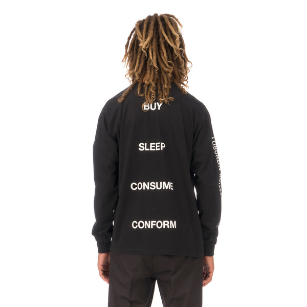 NEIGHBORHOOD | GOD / C-Tee .LS Black - Concrete
