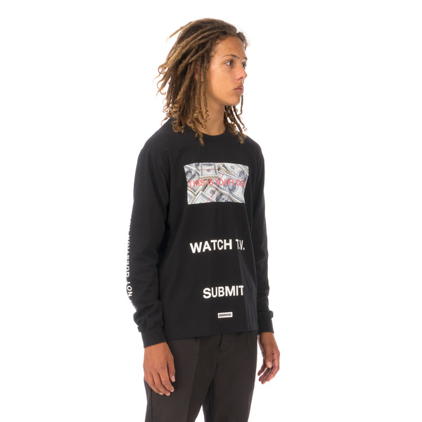 NEIGHBORHOOD | GOD / C-Tee .LS Black - Concrete
