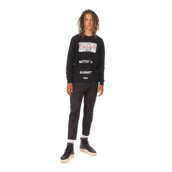 NEIGHBORHOOD | GOD / C-Tee .LS Black - Concrete