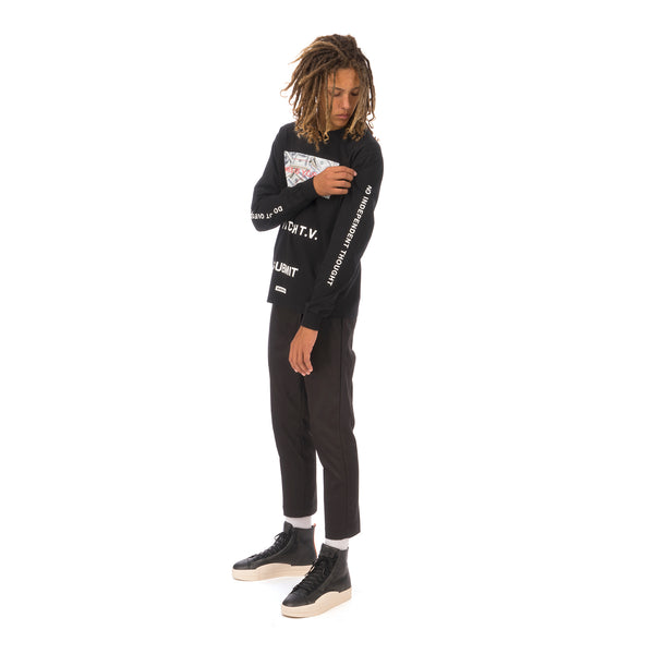 NEIGHBORHOOD | GOD / C-Tee .LS Black - Concrete