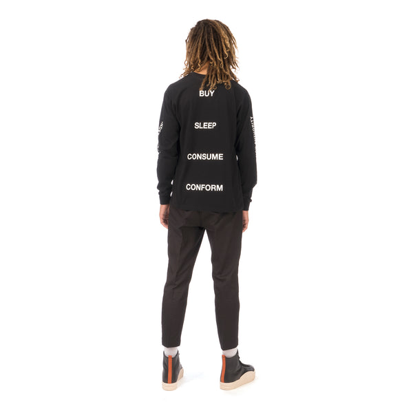 NEIGHBORHOOD | GOD / C-Tee .LS Black - Concrete