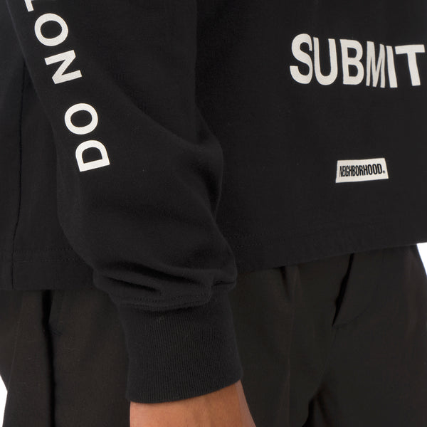 NEIGHBORHOOD | GOD / C-Tee .LS Black - Concrete