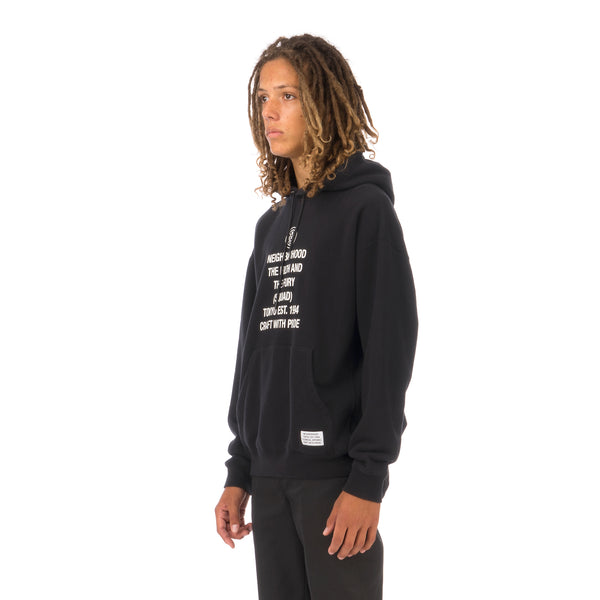 NEIGHBORHOOD | Tight / C-Hooded .LS Black - Concrete
