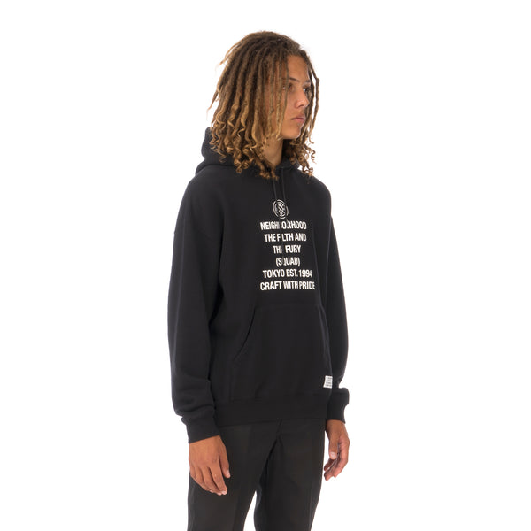 NEIGHBORHOOD | Tight / C-Hooded .LS Black - Concrete