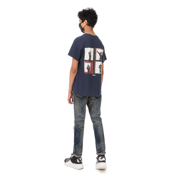NEIGHBORHOOD | x Image Club Limited NHIX-4 / C-Tee Navy - Concrete