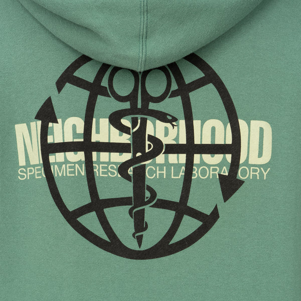 NEIGHBORHOOD | DRXSRL / C-HOODED LS. Olive Drab - Concrete