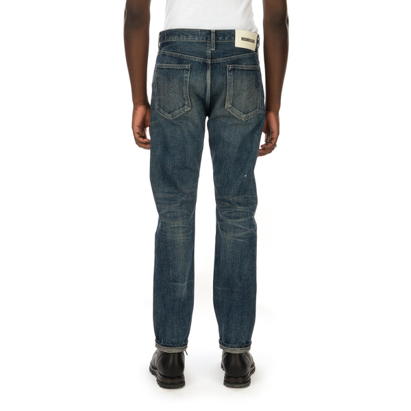 NEIGHBORHOOD | Washed. DP-Narrow / 14OZ PT Indigo - Concrete