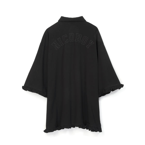 NicoPanda Nico Boy Jumbo Polo Black - Concrete