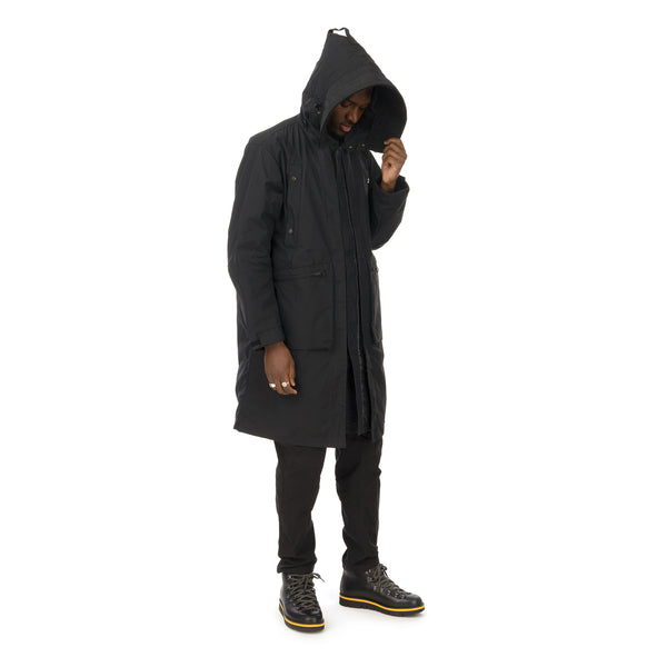 Nilmance | Parka Jacket MPK-01 Black - Concrete