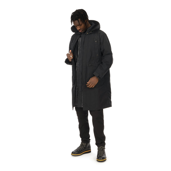 Nilmance | Parka Jacket MPK-01 Black - Concrete