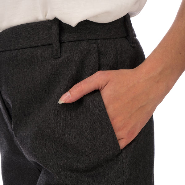 nine:inthe:morning W 'Deep' Palazzo Pants Dark Grey - Concrete