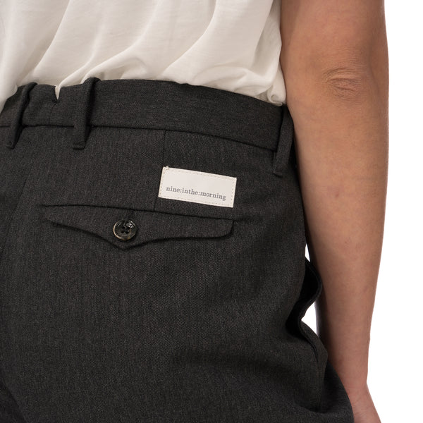 nine:inthe:morning W 'Deep' Palazzo Pants Dark Grey - Concrete
